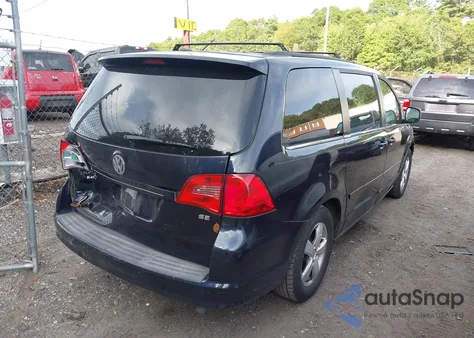2011 Volkswagen Routan Se from USA, damaged, VIN 2V4RW3DG2BR717819